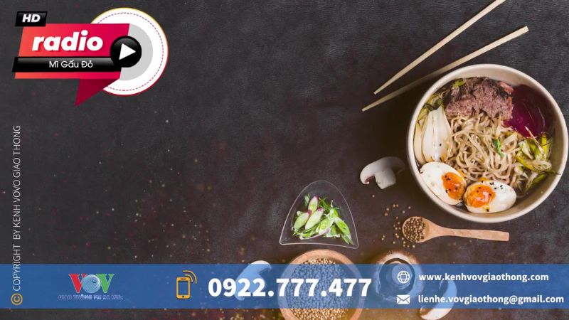 Quảng cáo Radio của thương hiệu mì Gấu Đỏ