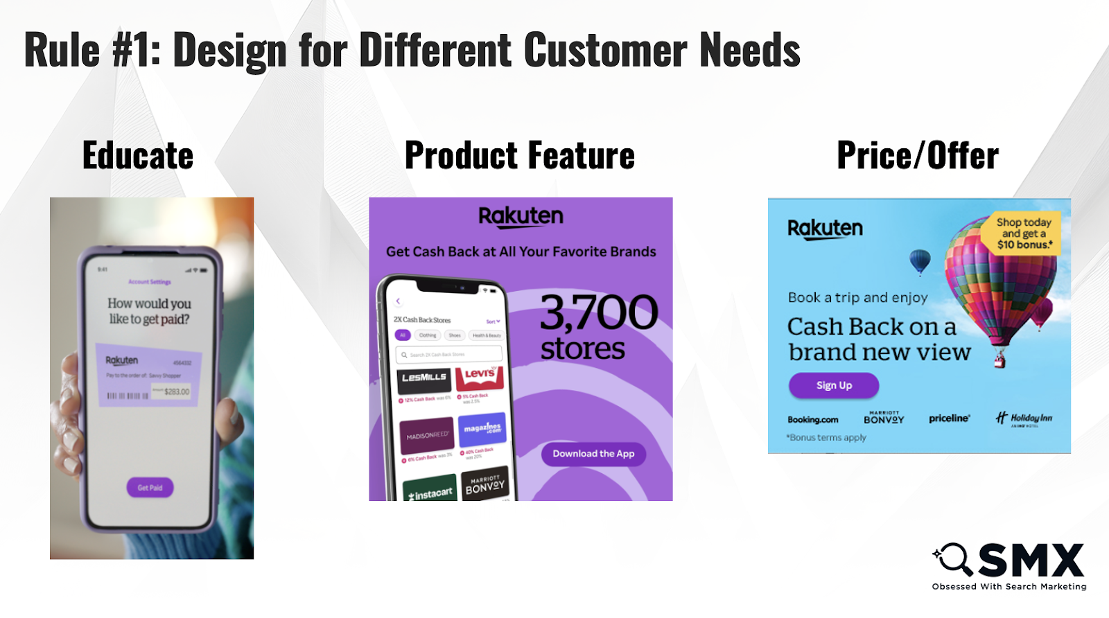 Design for different customer needs